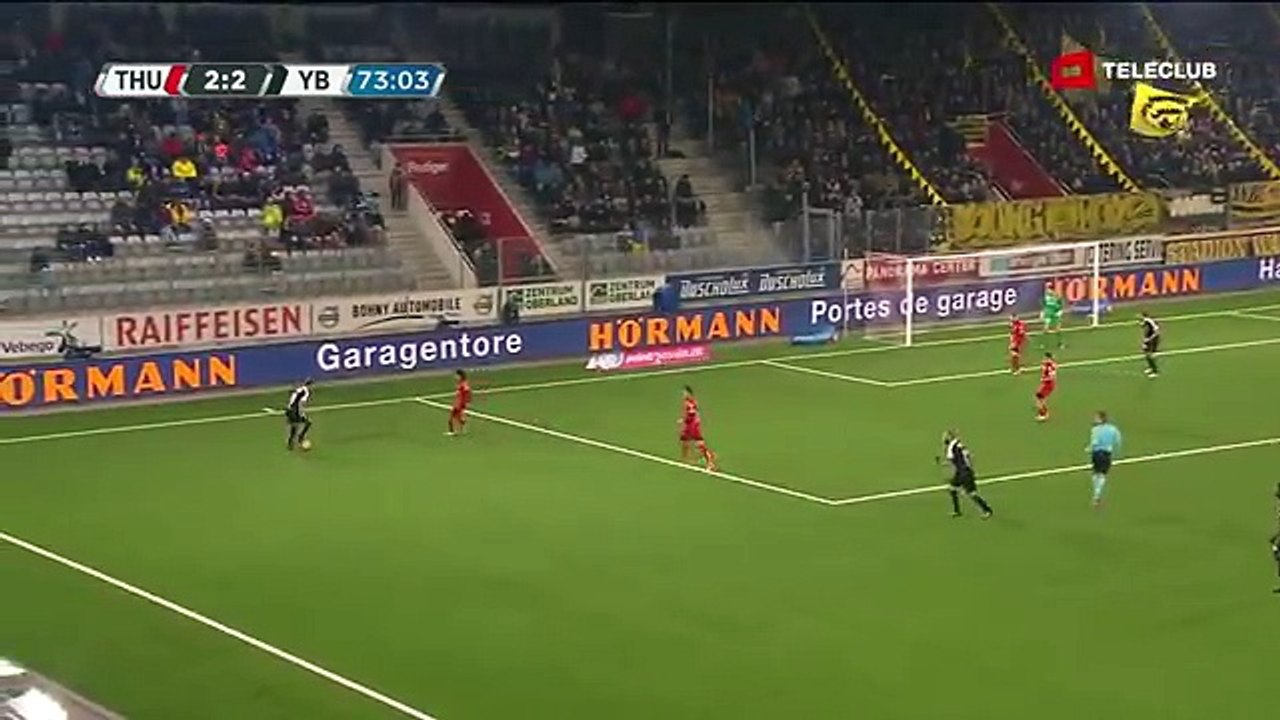 Thun 2:3 Young Boys (Swiss Super League 18. Runde 2016/2017 11.December 2016)