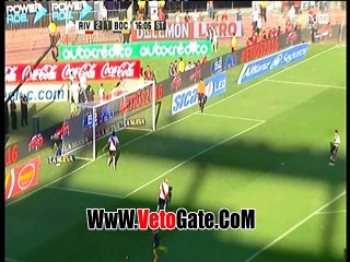 هدف تعادل بوكا جونيور فى ريفر بليت