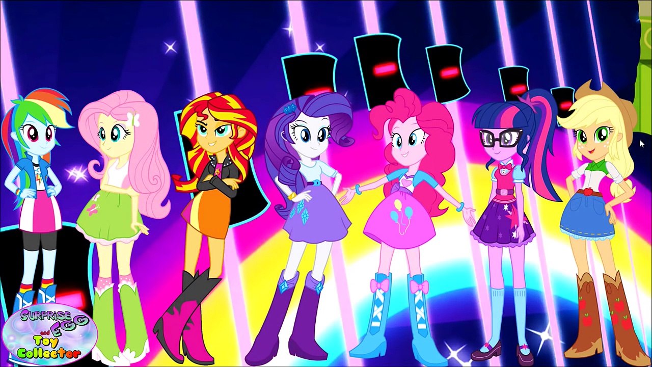My Little Pony Equestria Girls Transforms Sunset Shimmer Color Surprise Egg and Toy Collector SETC