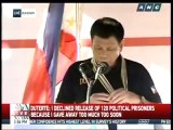 President Duterte jokes about dying on a plane crash