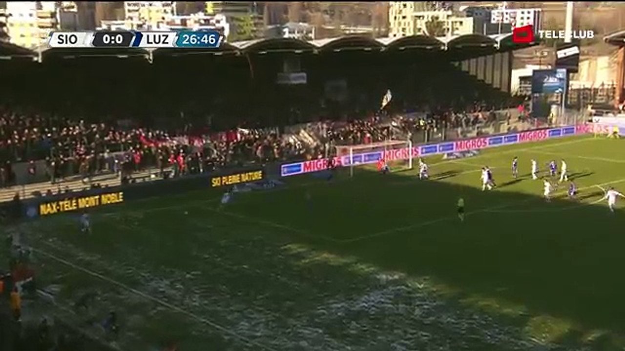 Sion 1:0 Luzern (Swiss Super League 18. Runde 2016/2017 11.December 2016)