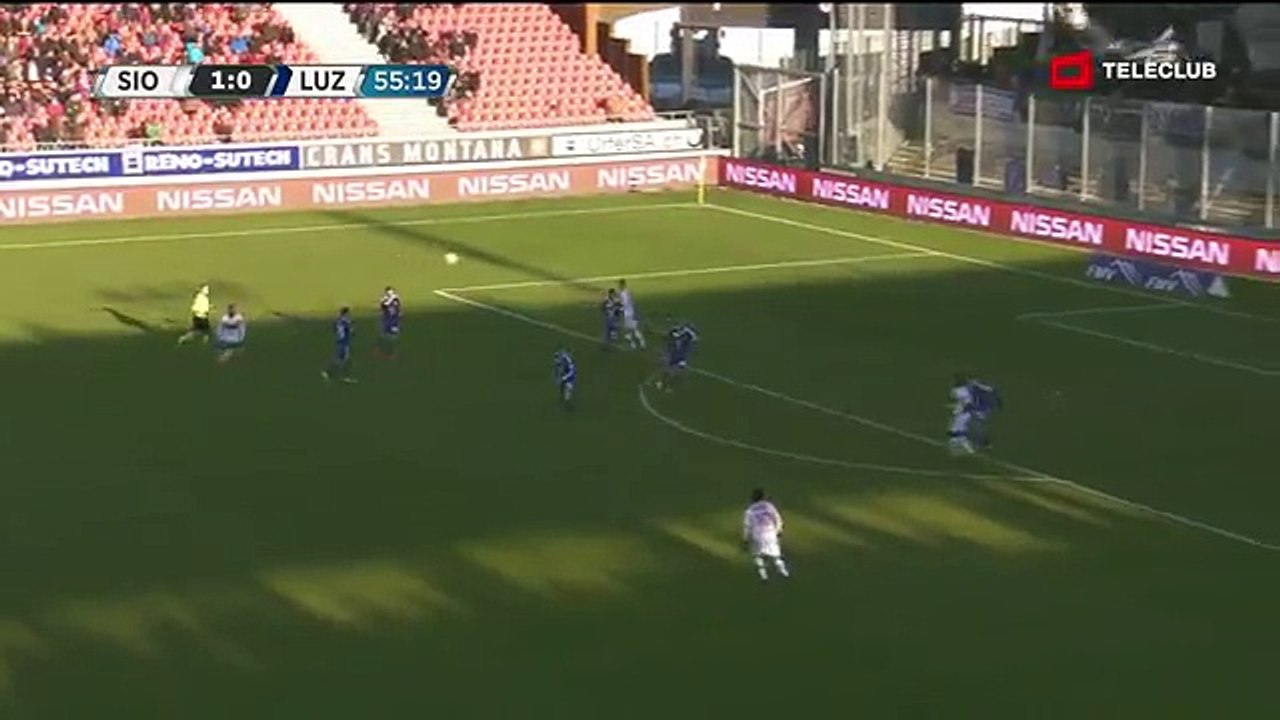 Sion 2:0 Luzern (Swiss Super League 18. Runde 2016/2017 11.December 2016)