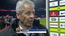 Réaction de Lucien Favre après PSG-Nice