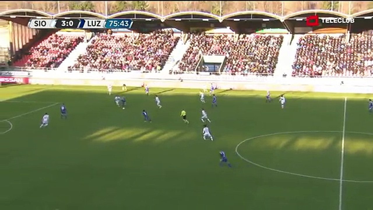 Sion 3:1 Luzern (Swiss Super League 18. Runde 2016/2017 11.December 2016)