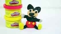 Play Doh Disney Mickey Mouse How To Make Mickey Mouse Tutorial Play Dough
