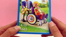 Playmobil : lenfant dans le fauteuil roulant - la fille avec la jambe cassée en fauteuil roulant