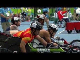 Athletics | Men's 100m - T53 Round 1 heat 1 | Rio 2016 Paralympic Games