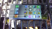 iPhone 5 Fire Grill Test - ULTIMATE DESTRUCTION CRASH TEST - (iPhone 5 Burned)