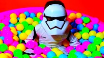 Kinder Surprise eggs Learn Colors Baby The Ball Pit ShowStop Motion for learning colors eggs