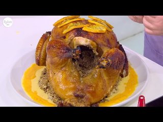 روستو الرومي محشي بالأرز والبصل المكرمل | عماد الخشت
