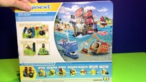 Imaginext Ghost Pirate Island Hideout Toy Playset! Pirate Figure, Launcher and Ghost Alligator!