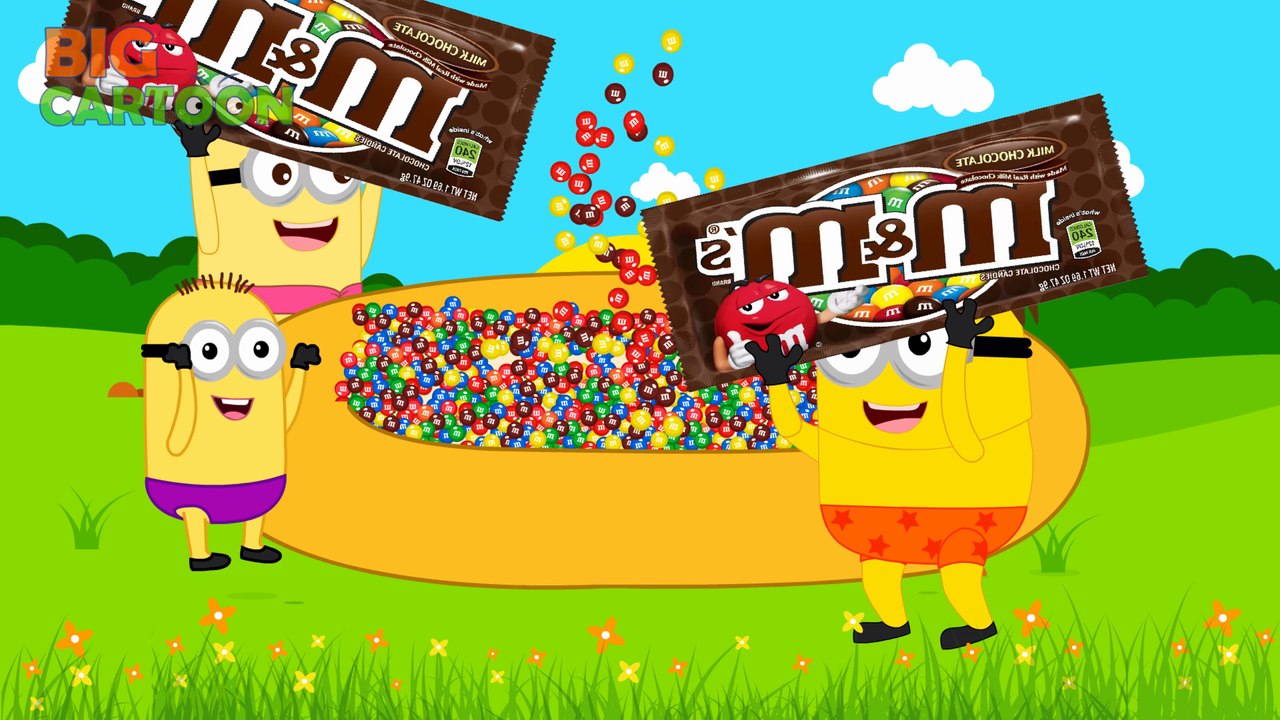 Minions Banana POOPs on Colorful M