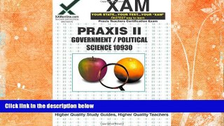 Buy NOW  Praxis Government/Political Science 10930 Teacher Certification Test Prep Study Guide