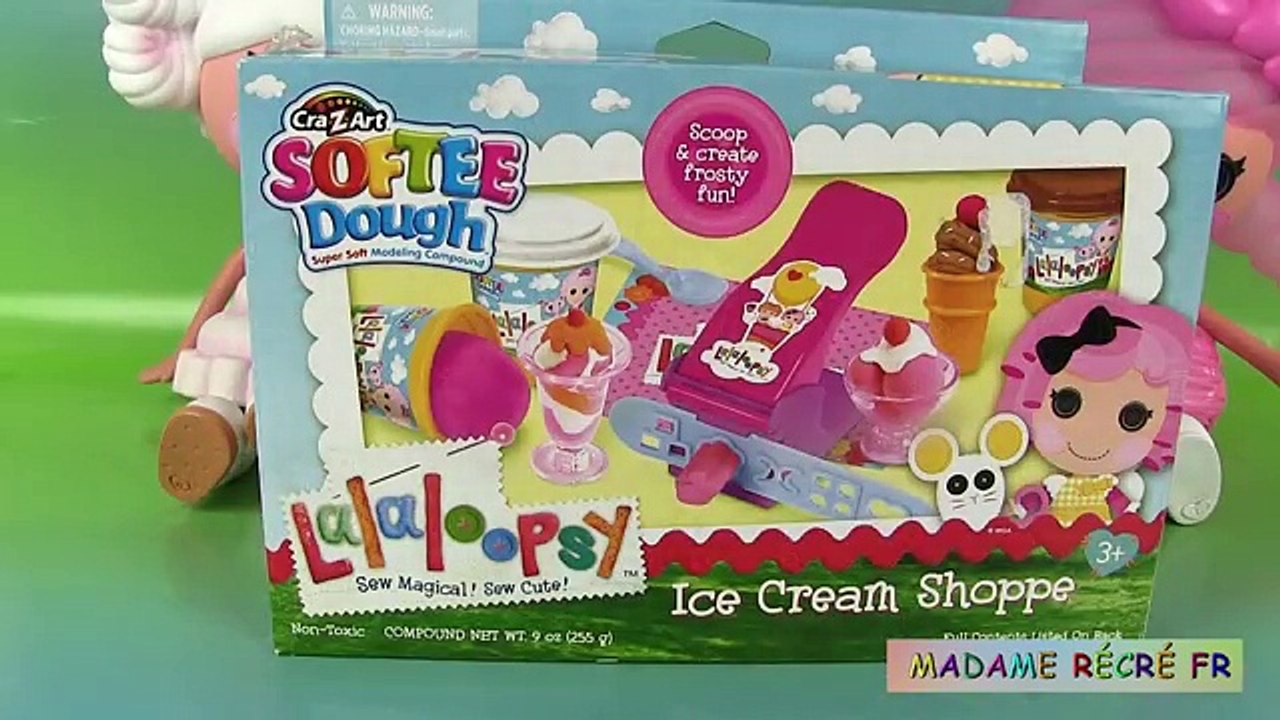 Lalaloopsy Pâte à modeler Glaces Ice Cream Shope Softee Dough Marshmallow Doll