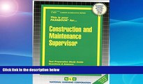 Buy NOW  Construction and Maintenance Supervisor(Passbooks) (Career Examination) Jack Rudman  Full