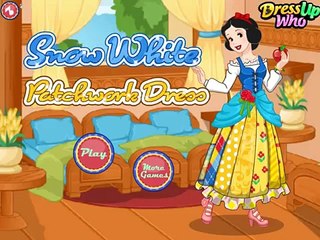 Snow White Patchwork Dress - Best Game for Little Girls