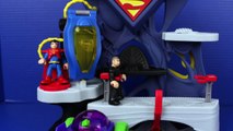 Superman Imaginext Superhero Set with Batman and Supervillains Joker and Two-Face with Lex Luthor