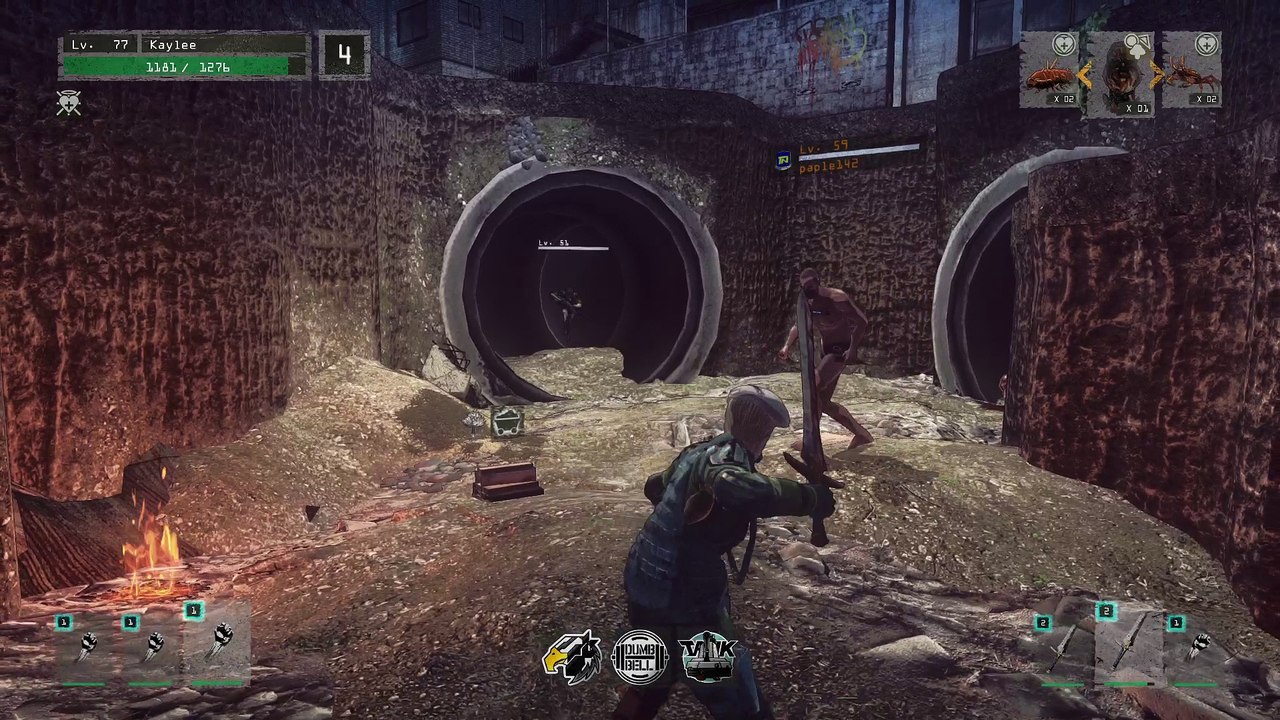 LET IT DIE jin die in wall