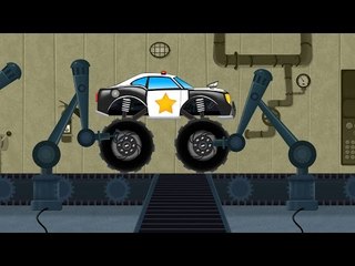Toy Factory | Police Monster Truck | Car Assemble