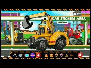 Digger | Crazy Construction Truck |Children's Car Wash Game