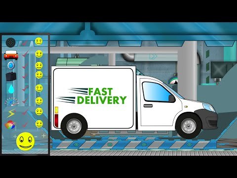 Delivery truck Repair | Car Garage | Car Service | Car Service For Kids