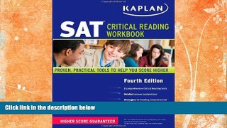 Buy  Kaplan SAT Critical Reading Workbook Kaplan  Book