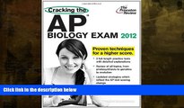 Buy  Cracking the AP Biology Exam, 2012 Edition (College Test Preparation) Princeton Review  Book