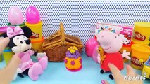[PlayDoh Collection] Play Doh Mickey Mouse Peppa Pig Toys Kinder Surprise Eggs Ice Cream Cup Cakes *