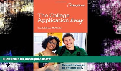 PDF  The College Application Essay Sarah Myers McGinty  PDF