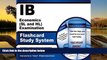 Buy IB Exam Secrets Test Prep Team IB Economics (SL and HL) Examination Flashcard Study System: IB