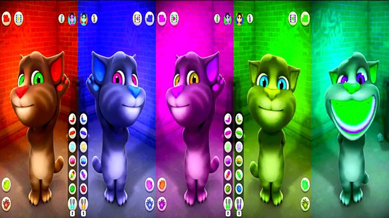 Animation video For Children Talking Tom Finger Family Song Nursery Rhymes For Children