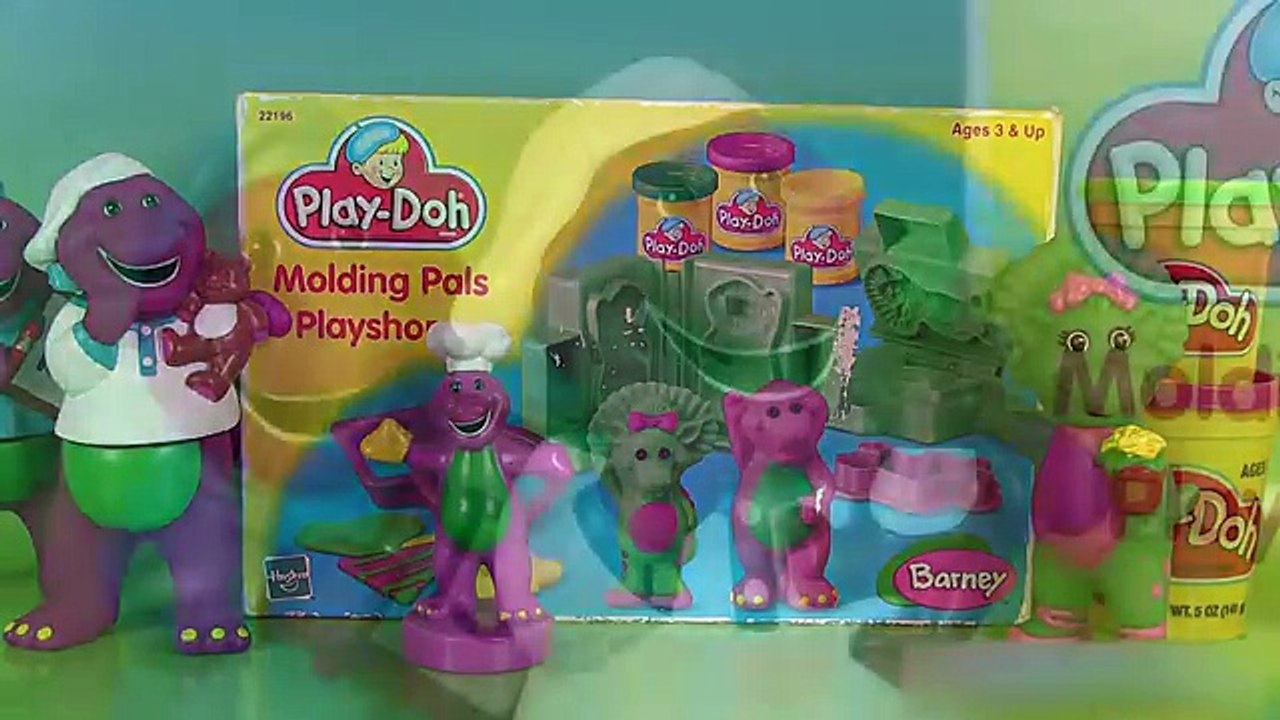 Play Doh Barney le Dinosaure Molding Pals Playset Pâte à modeler