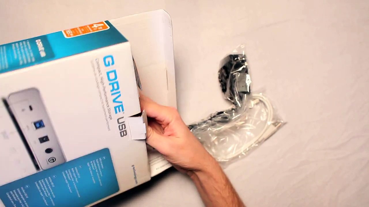 G Drive 4 Tb External Hard Drive Unboxing
