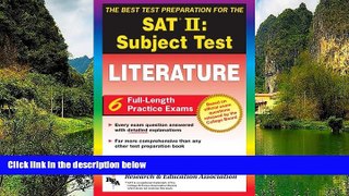 Buy Joseph A. Alvarez M.A. SAT II: Literature (REA) - The Best Test Prep for the SAT II (Test