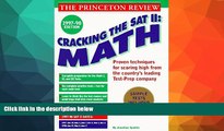 Buy  Cracking the SAT II: Math Subject Tests, 1998 ED (Cracking the Sat Math Subject Test) John