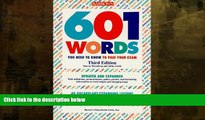 Buy NOW  601 Words You Need to Know to Pass Your Exam (Barron s 601 Words You Need to Know to Pass