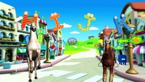 3d Horse Colours Songs | Abc Song | Horse Rhymes For Children | Baby Rhymes English