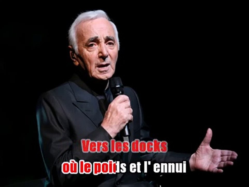 Charles Aznavour - Emmenez moi KARAOKE / INSTRUMENTAL
