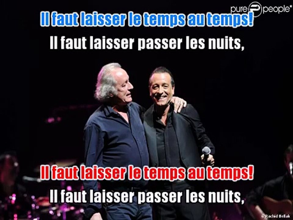 Didier Barbelivien & Félix Gray - Il faut laisser le temps au temps KARAOKE / INSTRUMENTAL