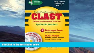 Buy NOW  CLAST with CD-ROM (REA) The Best Test Prep for the College-Level Academic Skills Warren