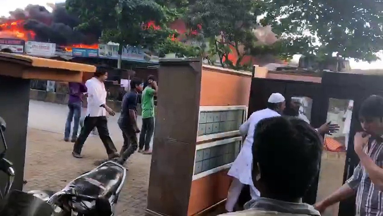 Really Fire In City
