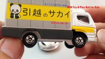 Tomica -Mitsubishi Fuso Canter Sakai Moving Service,Mitsubishi Lancer Evolution X British Police Car