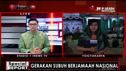 Salat Subuh Berjamaah Nasional di Yogyakarta
