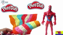 Spiderman Play Doh| Spiderman Ice Cream Play Doh Rainbow Star Molding Clay Toys Creative For Kids