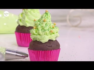 كاب كيك بشجر الكريسماس | سالي فؤاد