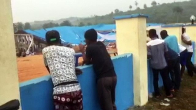 Church collapses killing 160 in Nigeria