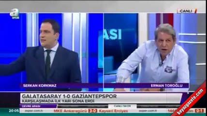Erman Toroğlu canlı yayında küfürü bastı