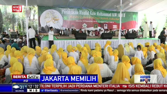 Ahok Hadiri Peringatan Maulid Nabi Muhammad