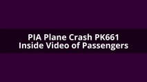 Junaid Jamshed Death PIA Plane PK661 - Inside Video From Takeoff To Crash - What Passengers React