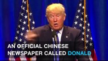 Chinese paper slams Trump after Taiwan comments